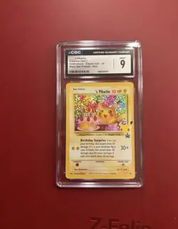 Pokemon Birthday Pikachu 24/53 Classic Collection Holo CGC 9 2021 Pokemon TCG - Image 1