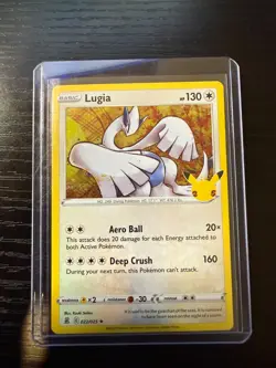 Lugia 022/025 Pokemon 25th Anniversary Celebrations Holo Rare NM - Image 1