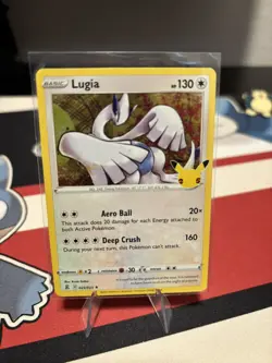 Lugia 22/25 Celebrations Holo Rare Pokemon 022/025 25th Anniversary Free Ship - Image 1