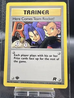 Pokemon TCG Here Comes Team Rocket-1st Edition #17 - Image 1