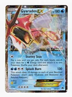 Gyarados EX Holo Card 26/122 Pokemon TCG XY Breakpoint Shiny Ultra Rare 2016 - Image 1