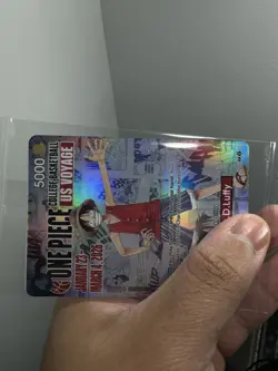 One Piece Monkey D. Luffy College Basketball US Voyage Promo Card P-055 - Image 5