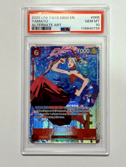 One Piece Extra Booster (EB-02) - Yamato SR Alternate Alt Art Foil PSA 10 ENG - Image 1
