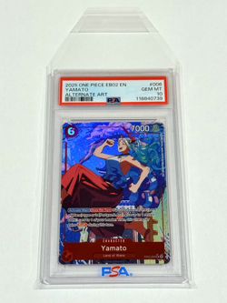One Piece Extra Booster (EB-02) - Yamato SR Alternate Alt Art Foil PSA 10 ENG - Image 3