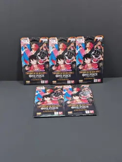 One Piece OP-09 Emperors in the New World One Piece Sleeved Booster Lot Of (5) - Image 5