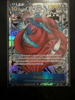 Buggy Manga English (Alt Art)OP09-051 Emperors in the New World NM One Piece TCG - Image 1