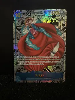 Buggy Manga English (Alt Art)OP09-051 Emperors in the New World NM One Piece TCG - Image 2