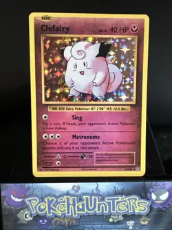 Pokemon card Clefairy 63/108 XY Evolutions Set Holo Rare Near Mint - Image 1
