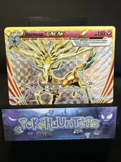 Pokemon Card Xerneas Break 82/114 Holo Ultra Rare Steam Siege NM - Image 1