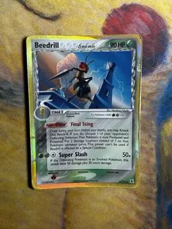 Beedrill 1/113 Holo Rare EX Delta Species 2005 Pokemon Card HP - Image 2
