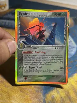 Beedrill 1/113 Holo Rare EX Delta Species 2005 Pokemon Card HP - Image 3