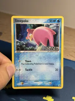 Slowpoke 83/113 Reverse Holo EX Delta Species Stamped Foil Pokemon Card MP - Image 3