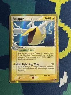 Pelipper 14/17 Holo Promo 2007 Delta Species Pokemon Card POP Series 5 HP - Image 2