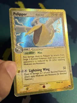 Pelipper 14/17 Holo Promo 2007 Delta Species Pokemon Card POP Series 5 HP - Image 3