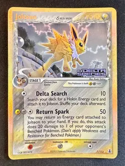 Jolteon 7/113 2005 EX Delta Species Pokemon Card TCG Reverse Holo Rare - Mp - Image 1