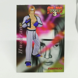 064 HWOARANG TEKKEN3 Namco Official Collection Card EPOCH Japan PS geme - Image 1