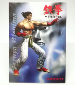 002 Kazuya Mishima TEKKEN Namco Official Collection Cards trading Videdo Game - Image 1