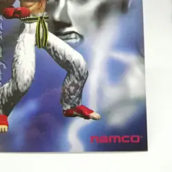 002 Kazuya Mishima TEKKEN Namco Official Collection Cards trading Videdo Game - Image 5