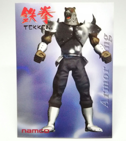 013 Armor king TEKKEN Namco Official Collection Cards trading Videdo Game Epoch - Image 1
