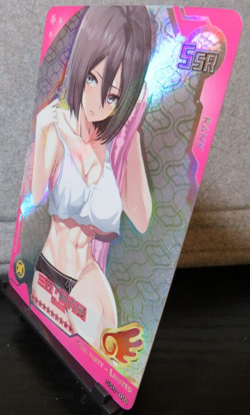 Mikasa Ackerman Titan AOT Goddess Story Doujin Holo Foil SSR Card CCG NM Waifu - Image 3