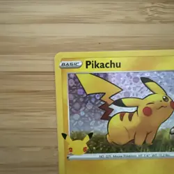 Pikachu SWSH039 General Mills US Black Star Promo 25th Stamped Pokemon Card Mint - Image 2