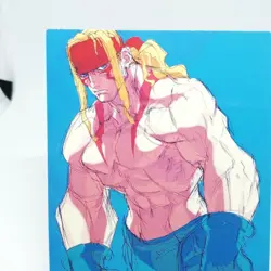 69 Alex Street Fighter III Card Dass Masters ALL CAPCOM WORLD 98 1ST Edition - Image 3