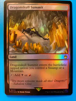 MTG 1x FOIL Dragonskull Summit 272 Universes Beyond: Doctor Who Magic the x1 NM - Image 1