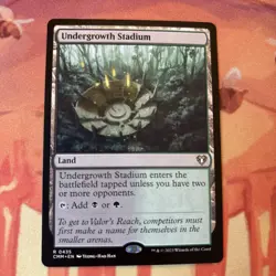 [1x] Undergrowth Stadium Near Mint, English Commander Masters MTG Magic - Image 1