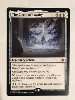 The Circle of Loyalty NM Throne of Eldraine MTG - Image 1