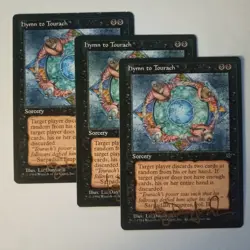Magic The Gathering - 1x Signed Hymn to Tourach (mtg) Fallen Empires - 3 avail - Image 1