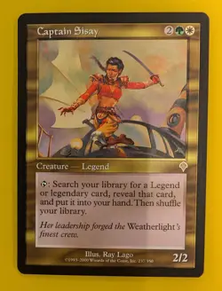Captain Sisay - Invasion - Regular (NM Near Mint) MTG - Image 1
