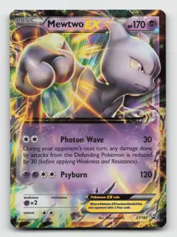 Mewtwo EX - XY183 - Black Star Promo - Pokemon - Near Mint- Full art - Holo - Image 1