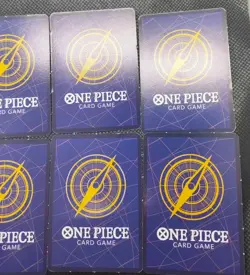 One Piece Shanks OP01-120 Mini Promo X8 Saikyo Jump Japanese Perforated Holo - Image 4