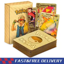 Pokemon Card Foil GOLD PACK 55 CARDS TCG GX Vmax GX Card Charizard Rare US - Image 1