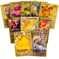 Pokemon Card Foil GOLD PACK 55 CARDS TCG GX Vmax GX Card Charizard Rare US - Image 2