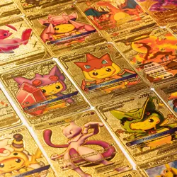 Pokemon Card Foil GOLD PACK 55 CARDS TCG GX Vmax GX Card Charizard Rare US - Image 3