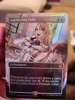 Smothering Tithe Anime Borderless FOIL NEAR MINT Wilds of Eldraine MTG - Image 3