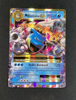 Pokemon TCG Mega-Blastoise EX XY Evolutions Holo Rare Card 22/108 NM - Image 1