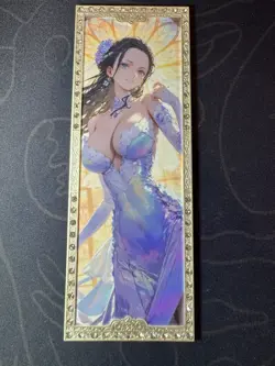 Goddess Robin Bride Numbered Long Metal Card Waifu Doujin One Piece Character - Image 1