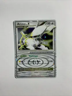 Pokemon Cards: Platinum Arceus Rare Holo: Arceus Lv. X 96/99 - Image 1