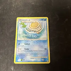 Pokemon Platinum Arceus 70/99 Card Omanyte D1 - Image 1