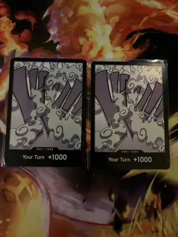 One Piece TCG DON!! Foil Card Lot x2 - English - Muddy Gear 5- Holo - NM - Image 1