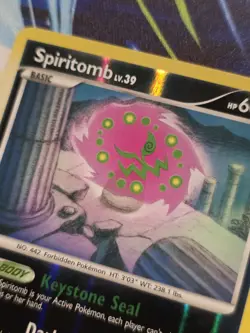 Spiritomb 32/99 Platinum Arceus Reverse Holo Rare Pokemon Card - Image 2