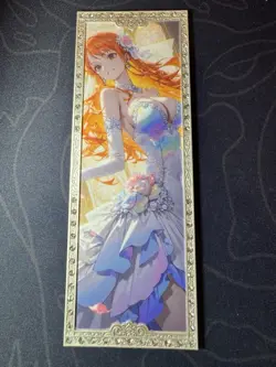 Goddess Nami Bride Numbered Long Metal Card Waifu Doujin One Piece Character - Image 1