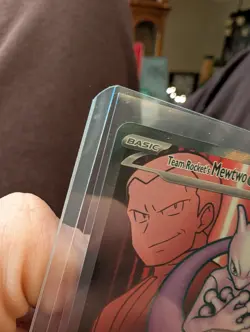 Pokemon TCG Destined Rivals Team Rockets Mewtwo EX Ultra Rare Card 213/182 - Image 3