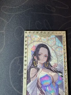 Goddess Hancock Fantasy Numbered Metal Card Waifu Doujin One Piece Character - Image 2