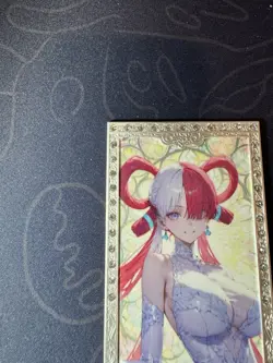 Goddess Uta Fantasy Long Numbered Metal Card Waifu Doujin One Piece Character - Image 2