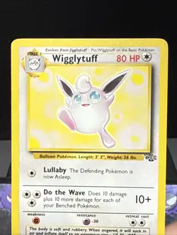 Pokemon Card Wigglytuff 32/64 Non Holo Jungle Set Rare Near Mint - Image 2