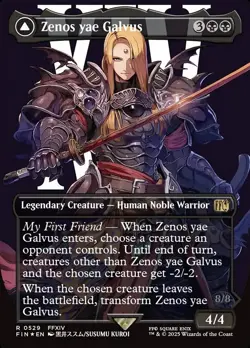 Zenos yae Galvus (Borderless) (Surge Foil) - FINAL FANTASY MTG - Image 1