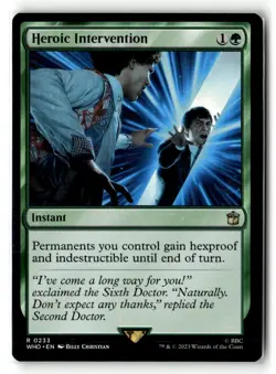 MTG Universes Beyond: Doctor Who Heroic Intervention 0233 NM Rare - Image 1